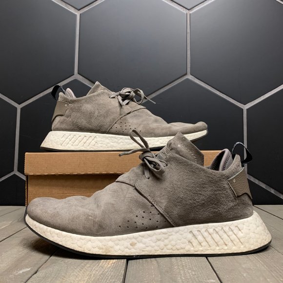 Used W/O Box! Adidas NMD C2 Suede Grey Size 12.5 Used W/O Box! Adidas NMD C2 Suede Grey Size 12.5